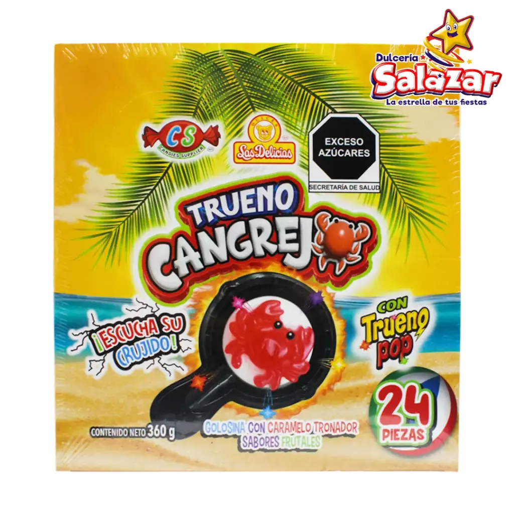 [DEL0492] TRUENO CANGREJO DELICIAS -D.24PZ- "C/12/24"