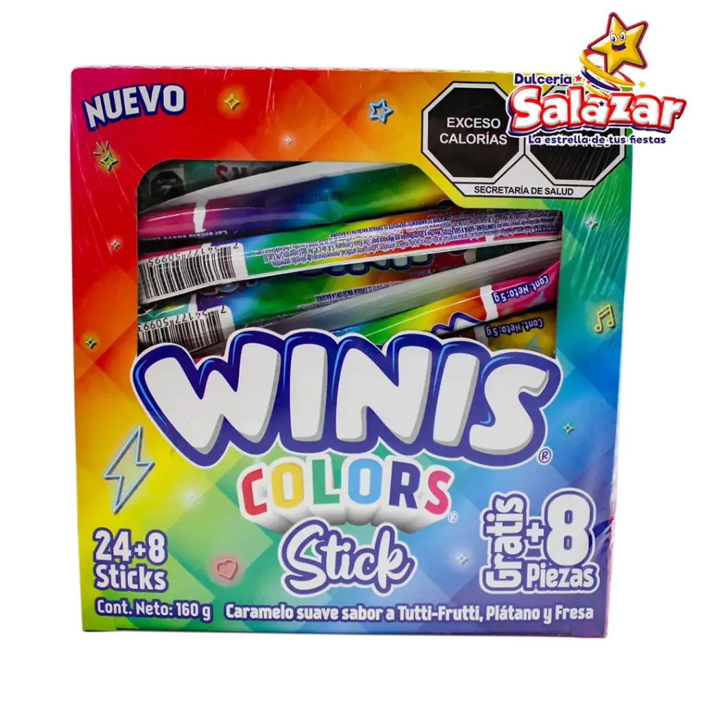 WINIS COLORS STICK -D.160GR- "C/24/24+8"
