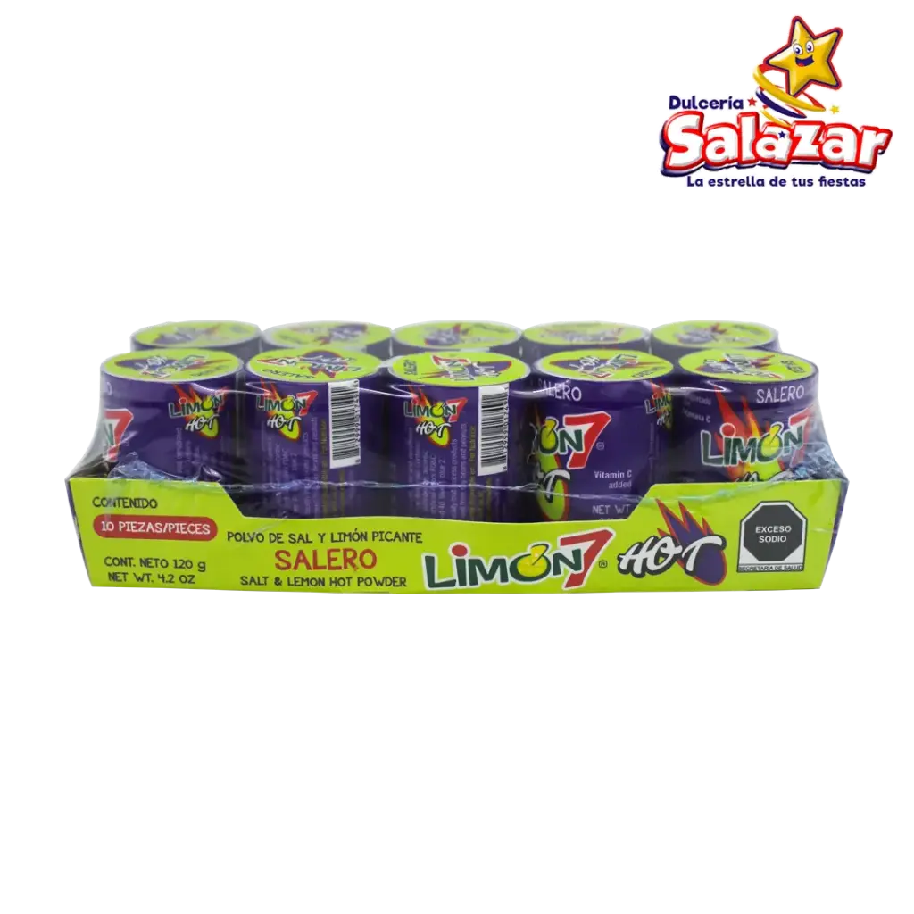 LIMON 7 HOT SALERO 12G -T.120G-"C/24/10"