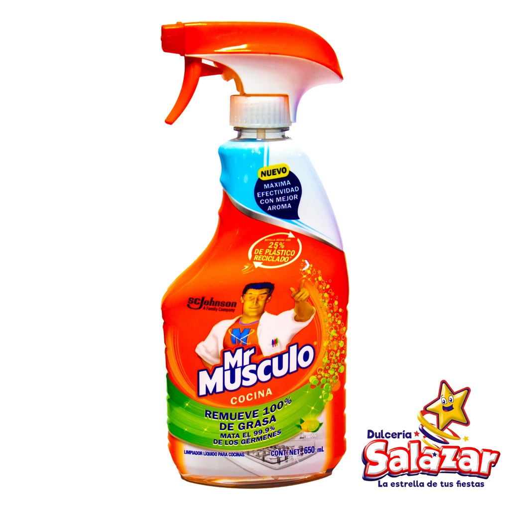 [ABARROTE0096] MR MUSCULO COCINA LIMON -BOT.650ML- "C/12/1" 