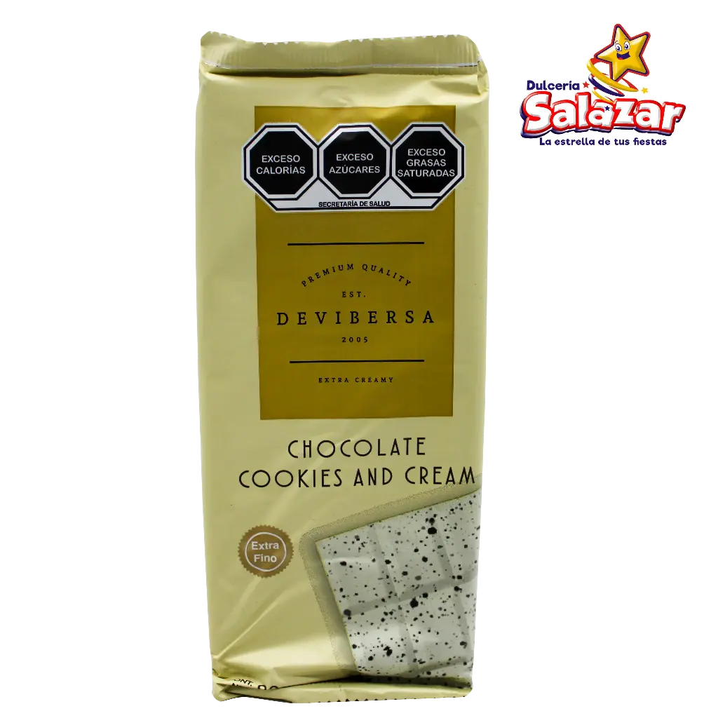 [VIB0015] VIBERSA TABLILLA COOKIES & CREAM -D.80G- "C/150/50"