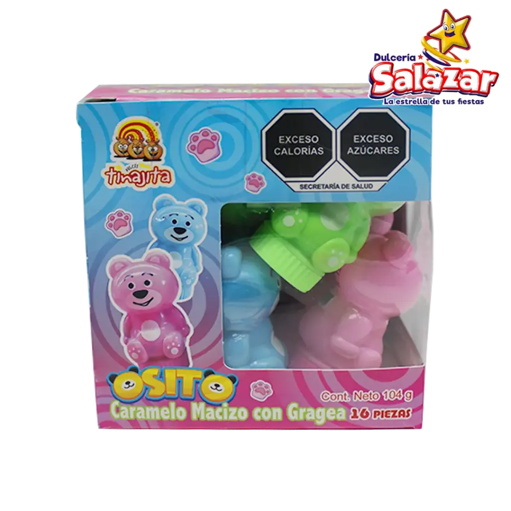 [TIN0453] OSITO CARAMELO TINAJITA -D.104GR- "C/30/16"