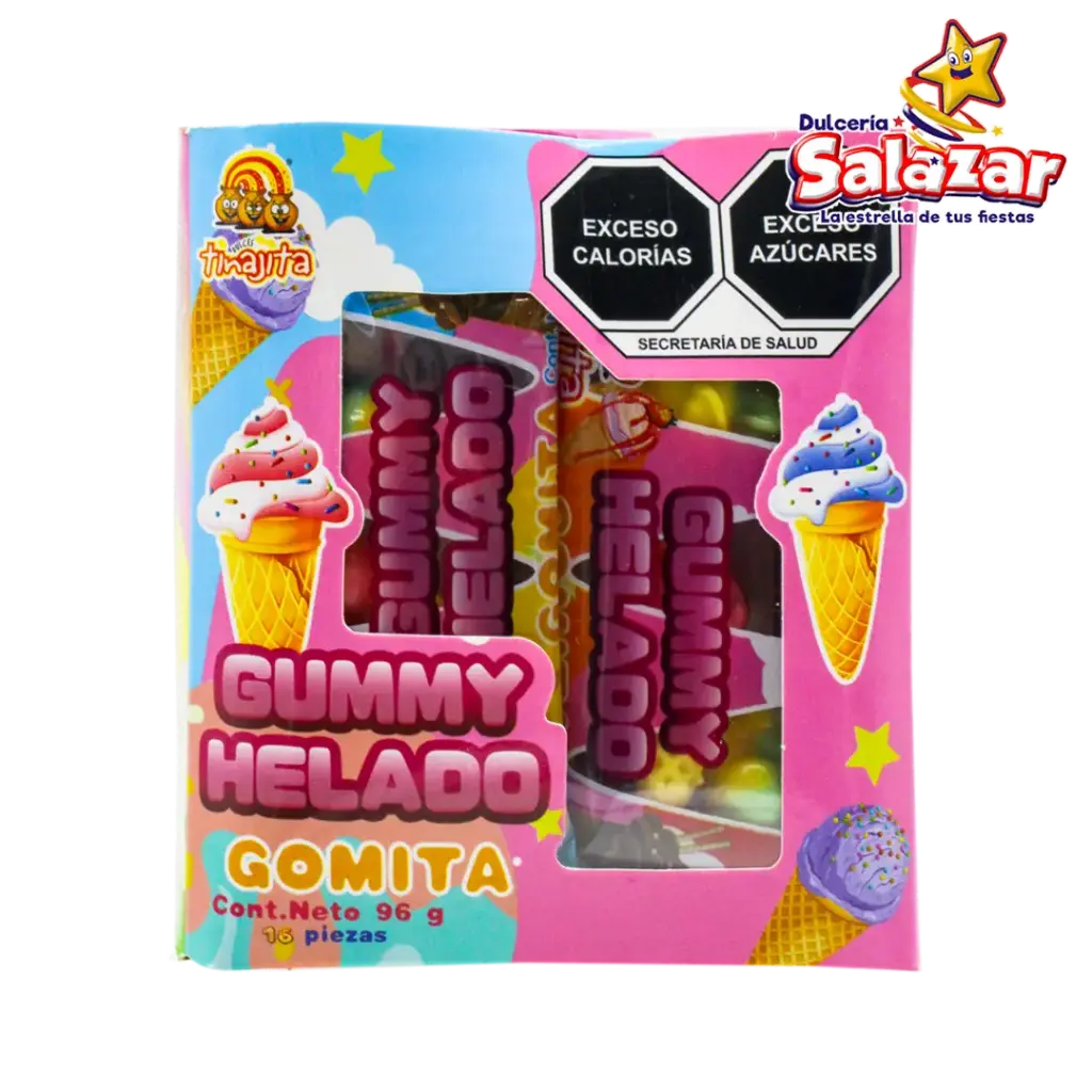 [TIN0454] GUMMY HELADO GOMITA TINAJITA -D.96GR- "C/30/16"