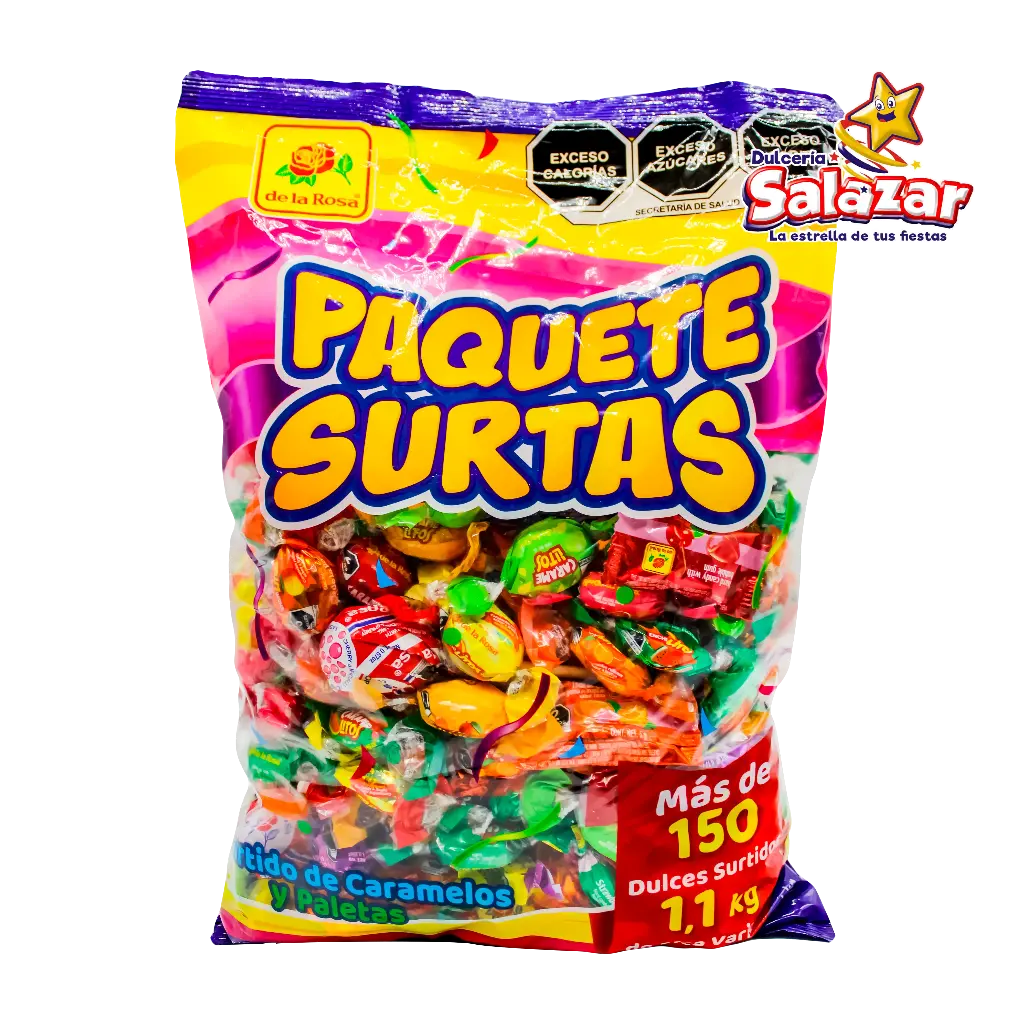 [ROS0578] PAQUETE SURTAS DLR -D.1.1KG- "C/8/1.1"