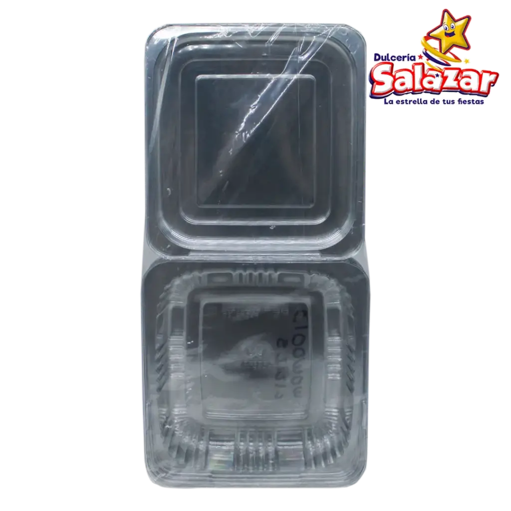 [WOW0013] CONCHA PARA SANDWICH PET C1212S.CR.PT WOW 14.6X14X4.1 B.10pz "C/50/10" 