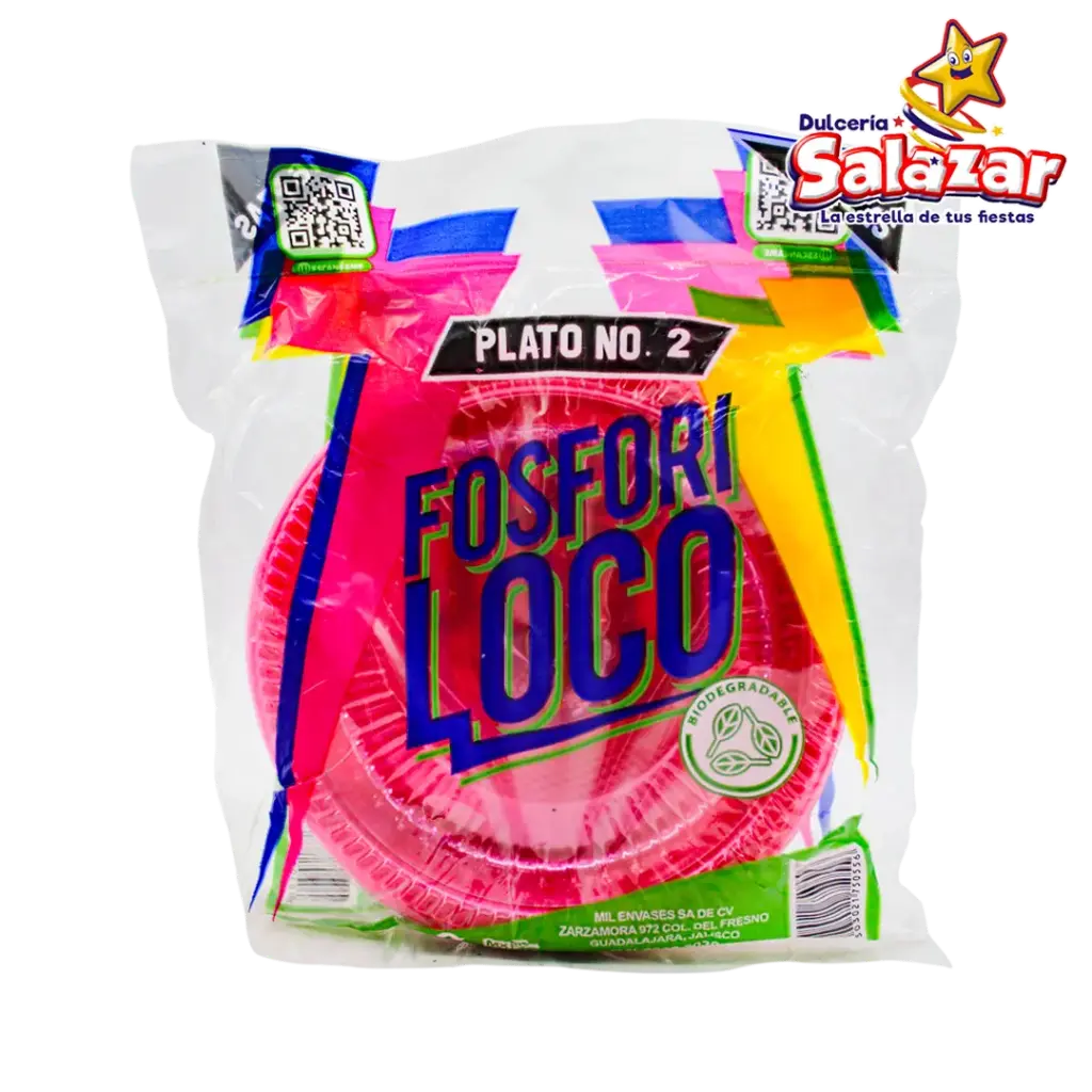 [DAMEX0001] PLATO PASTELERO NEON #2 FFPL001 -D.16PZ- "C/25/16"