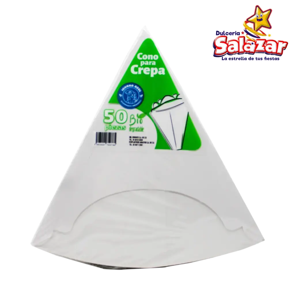 [DAMEX0014] CONO P/CREPA CARTON ENCERADO IGEN001 D.50PZ- "C/10/50"