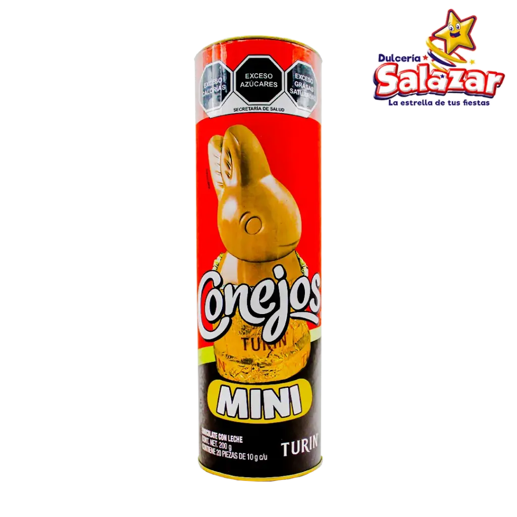 [TUR0172] CONEJOS MINI TUBO -T.200GR- "C/6/20"
