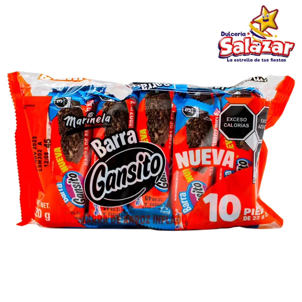 [MARI0017] BARRA GANSITO MARINELA -D.220GR- "C/10/10"