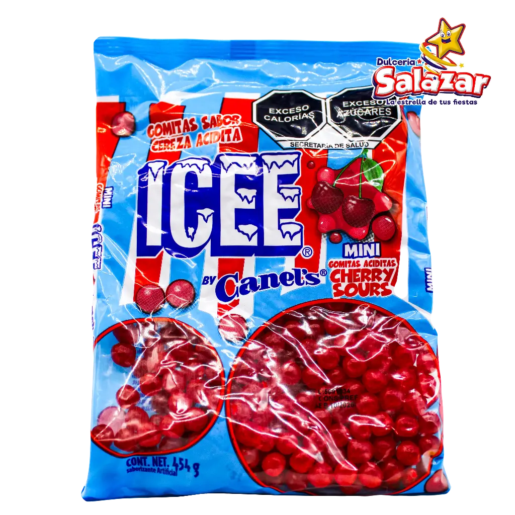 [CAN0127] MINI JELLY BEANS CHERRY ICEE CANELS -B.454G - "C/24/1"