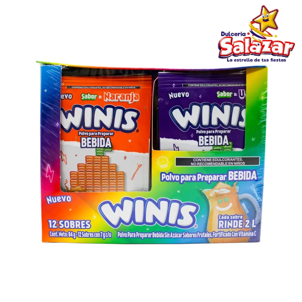 [CON0116] WINIS POLVO PARA BEBIDAS -D.84GR- "C/12/12"