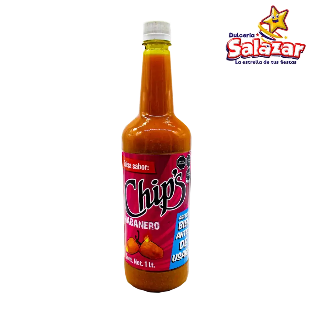 SALSA ALITAS CHIPS HABANERO 1LT "C/12/1"