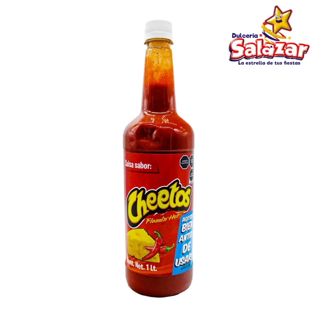 [SCH0009] SALSA ALITAS CHETTOS FLEMING HOT 1LT "C/12/1"