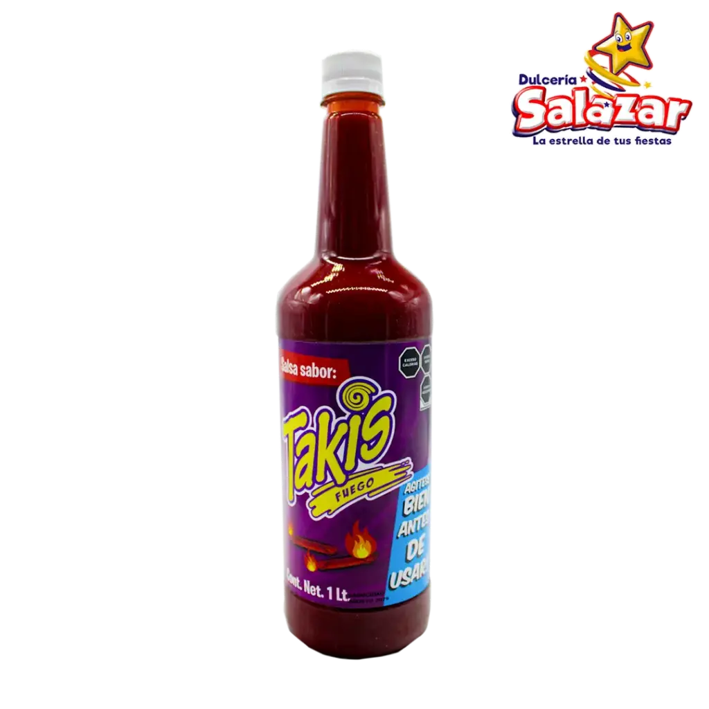 [SCH0011] SALSA ALITAS TAKIS FUEGO 1LT "C/12/1"