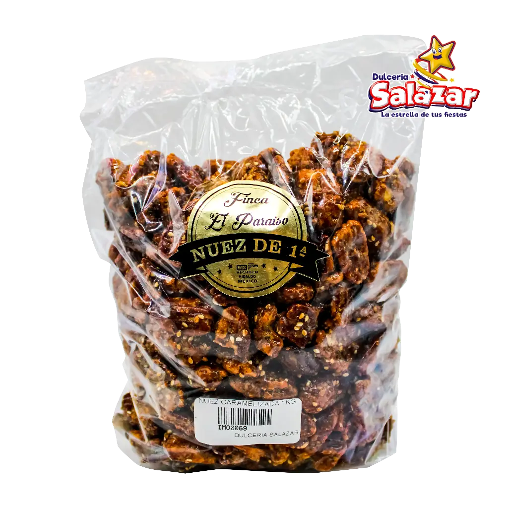NUEZ CARAMELIZADA FINCA EL PARAISO -B.1KG.- "C/20/1"