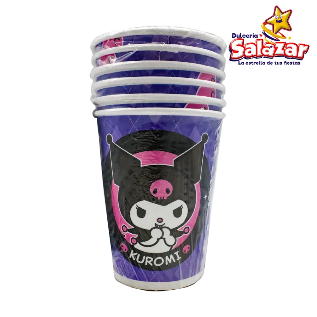 VASO FIESTA KUROMI GRANMARK -B.6PZA- "C/6/6"
