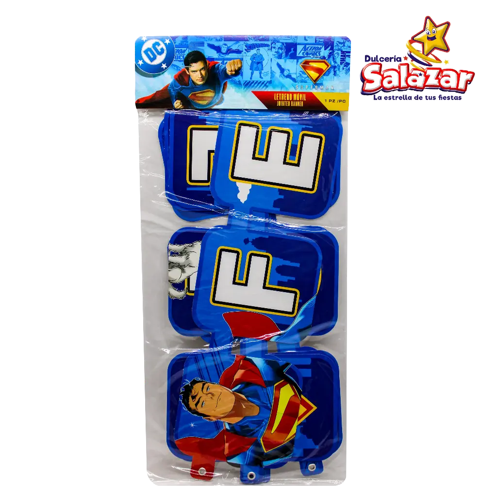 [GRN0273] LETRERO MOVIL SUPERMAN MOVIE GRANMARK -D.1PZA- "C/6/1"