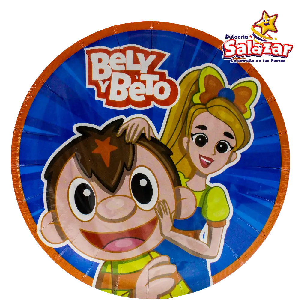 PLATO PASTELERO BELY Y BETO GRANMARK -B.6PZA- "C/6/6" 