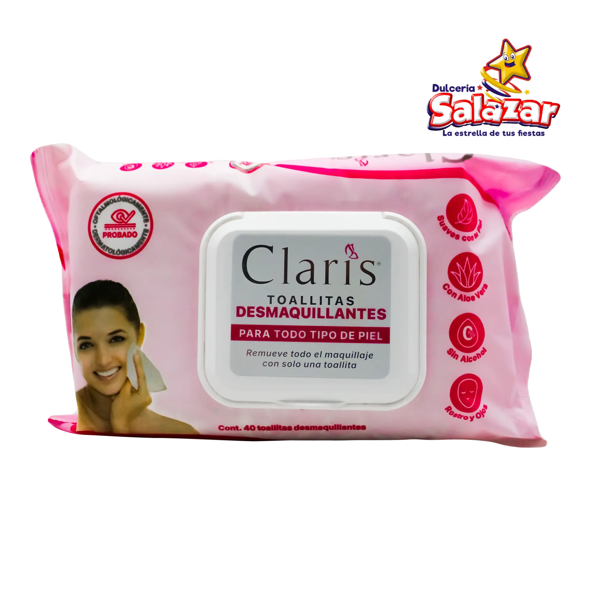 TOALLA DESMAQUILLANTE CLARIS "C/40/1"