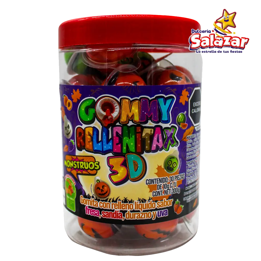 GOMMY RELLENITAX 3D SURTIDA HUBIN -V.30PZ- "C/12/30"