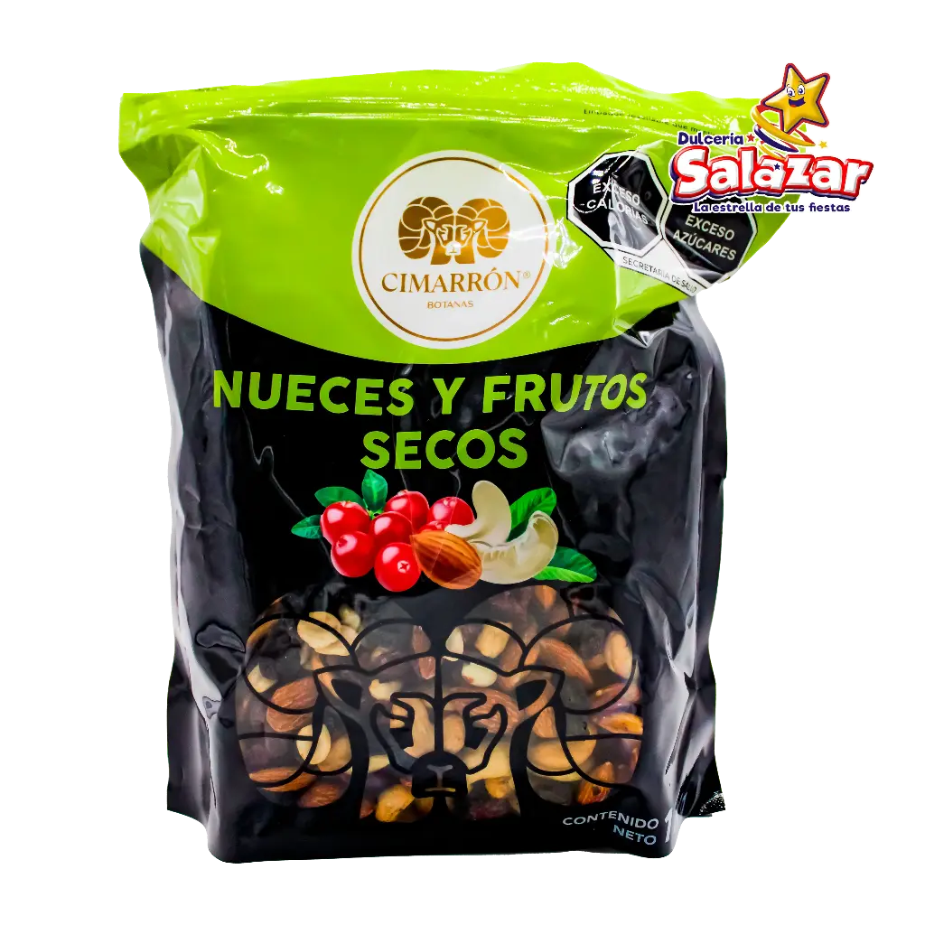 [COF0085] NUECES Y FRUTOS SECOS CIMARRON -B.1KG- "C/10/1"