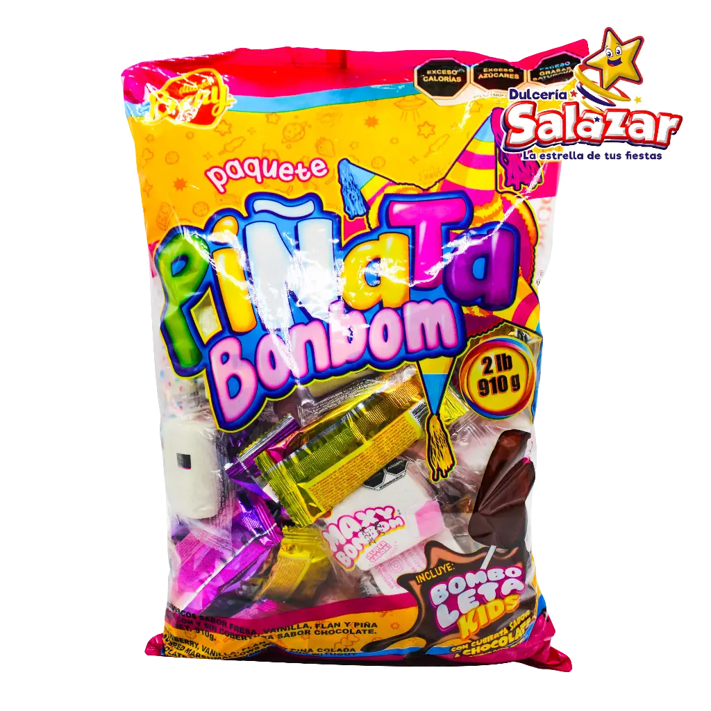 [BEN0025] PAQUETE PIÑATA BONBOM BENY -B.910G- "C/6/60"