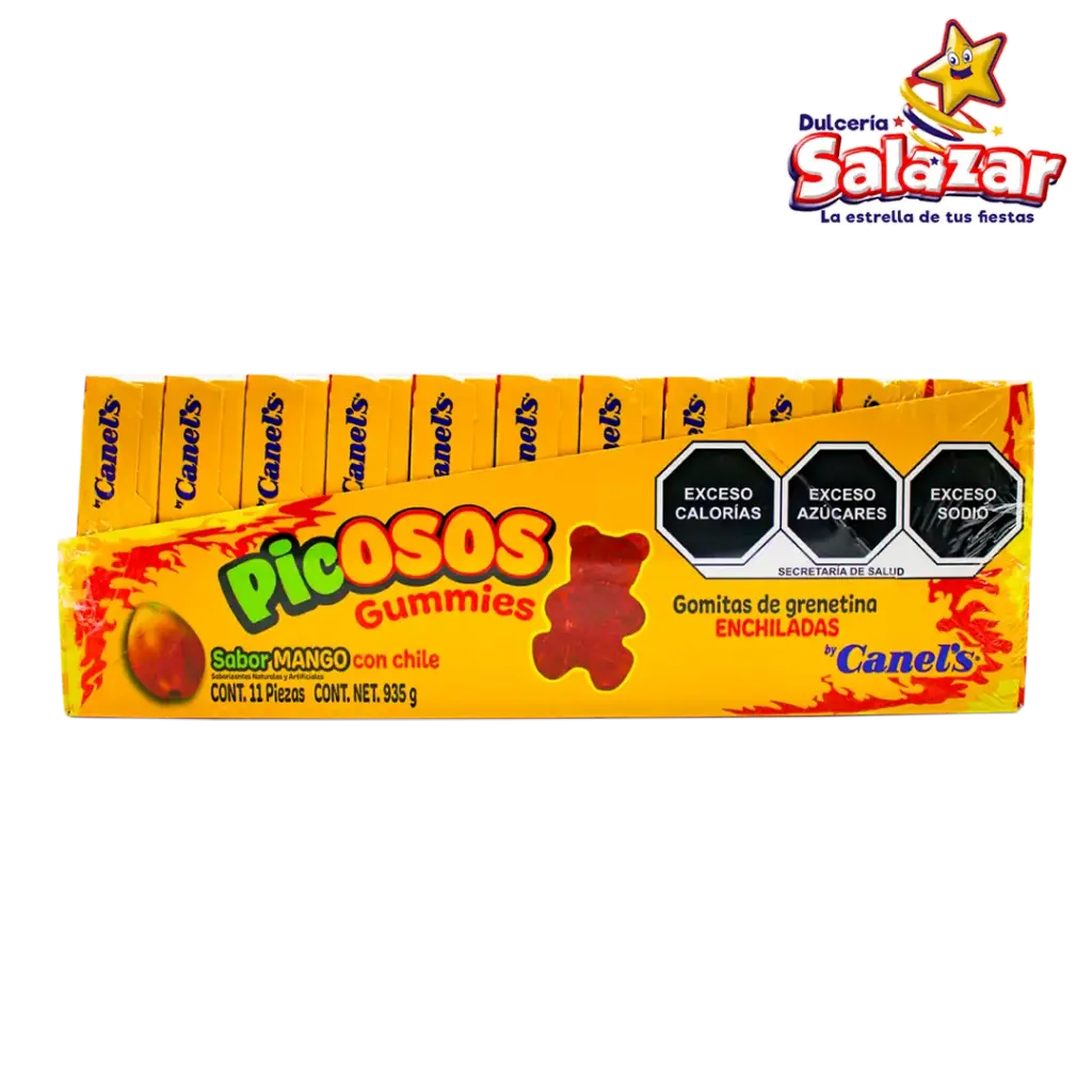 PICOSOS GUMMIES MANGO CHILE CANELS-D.935G.- " C/6/11"