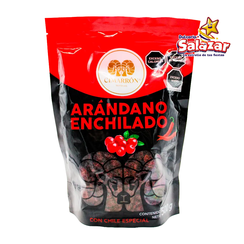 [COF0087] ARANDANOS ENCHILADOS CIMARRON -B.500GR- "C/18/500GR"     