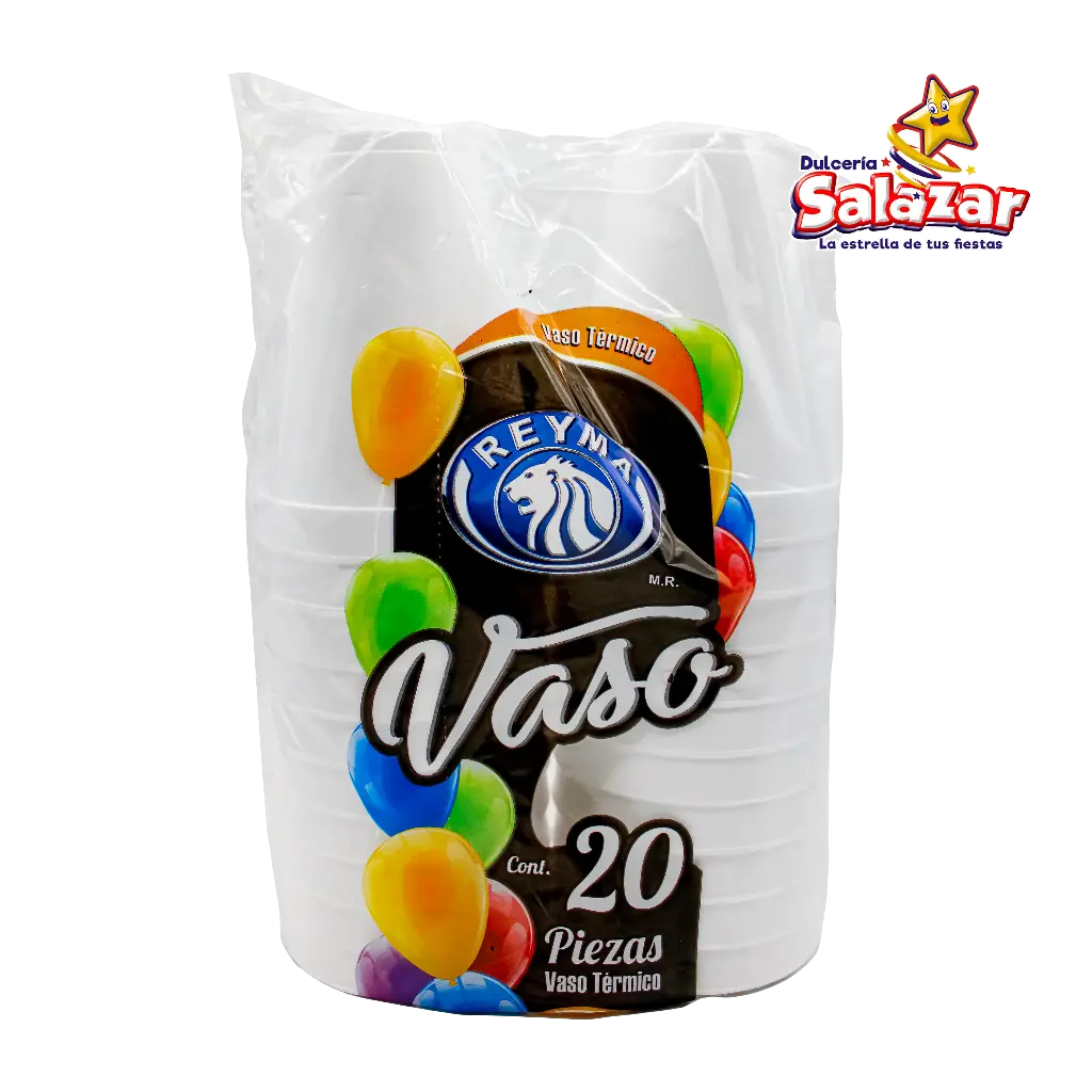 [REYM0070] VASO TERMICO No.12 ANAQUEL REYMA VT12AQ -B.20 PZA- "C/50/20"