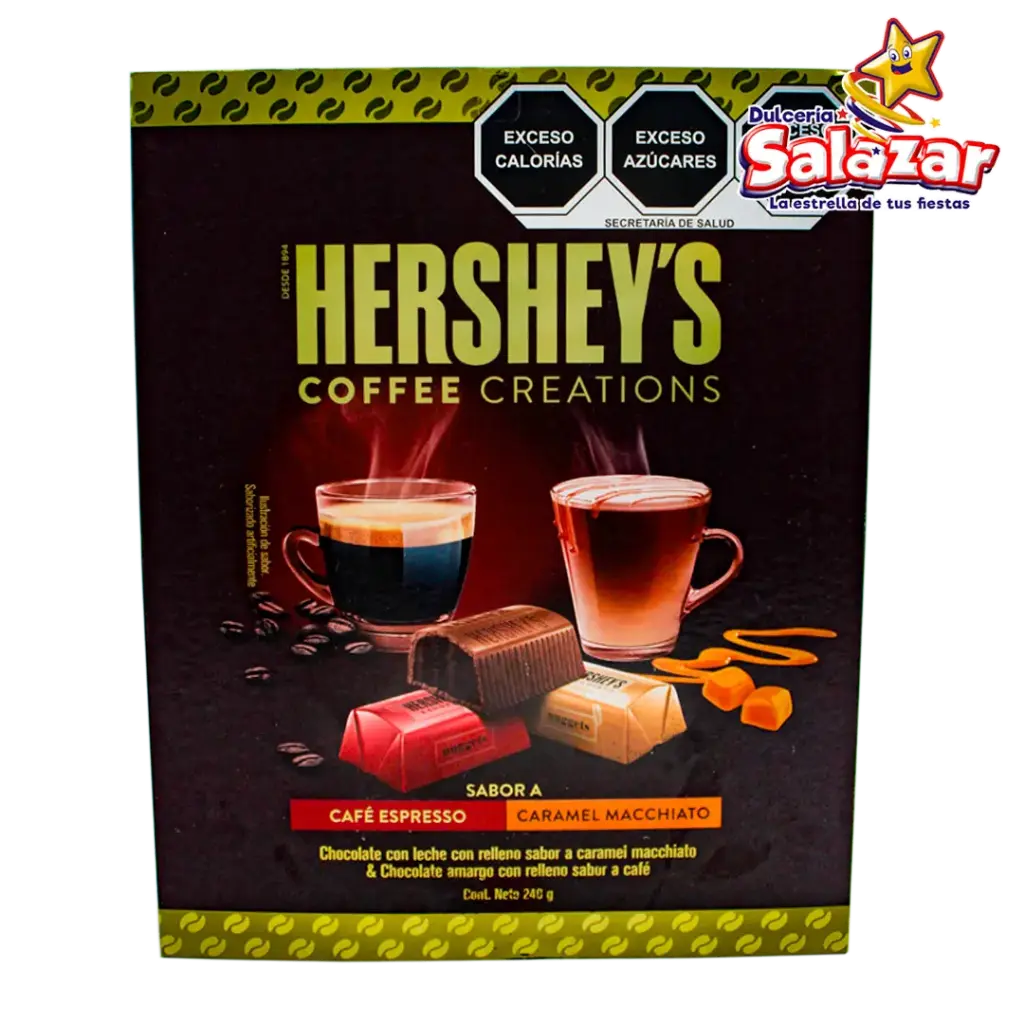 HERSHEYS COFFEE CREATIONS ESP/CARAMEL MACCH -D.240G- "C/9/1"