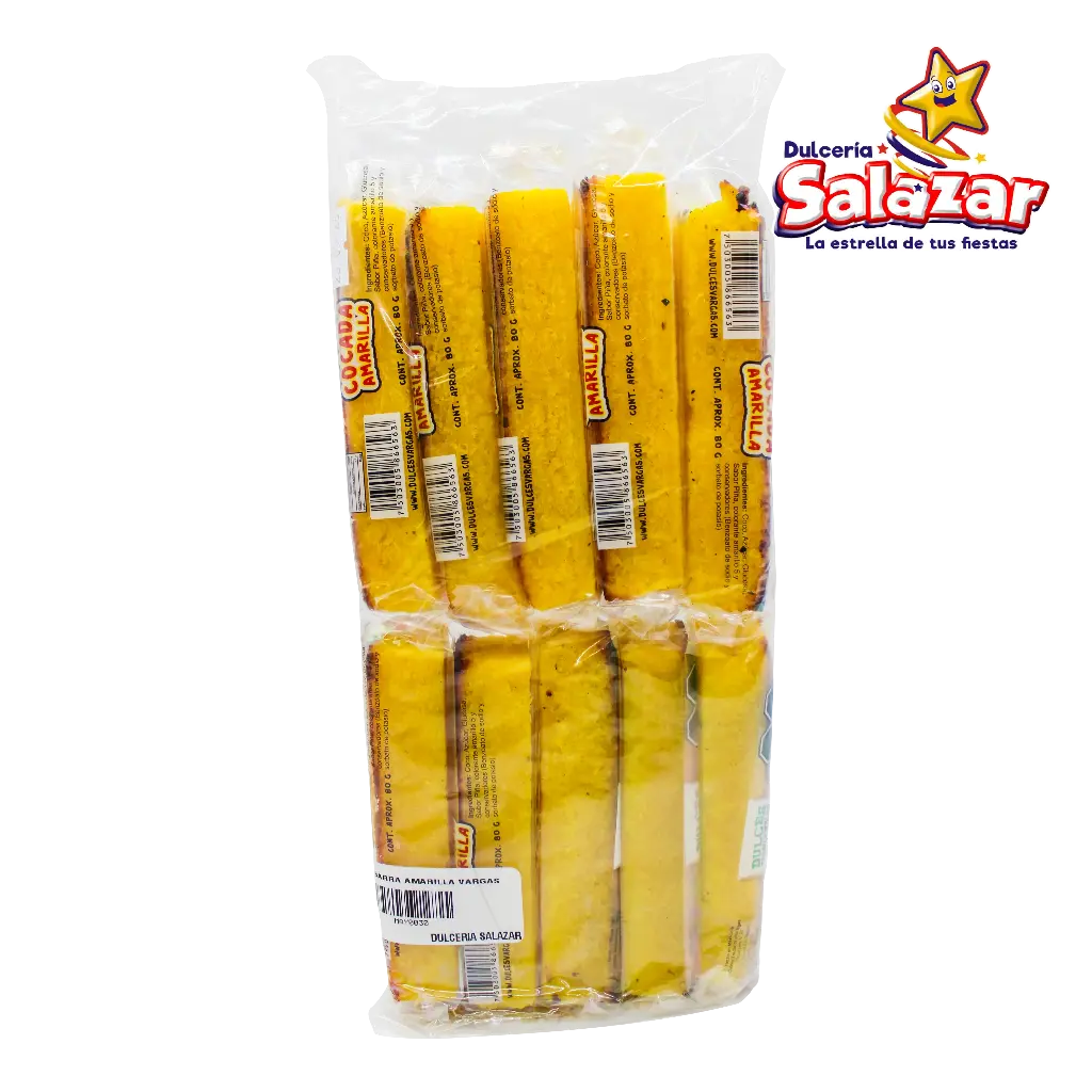 BARRA AMARILLA VARGAS -B.80GR- "C/10/10"