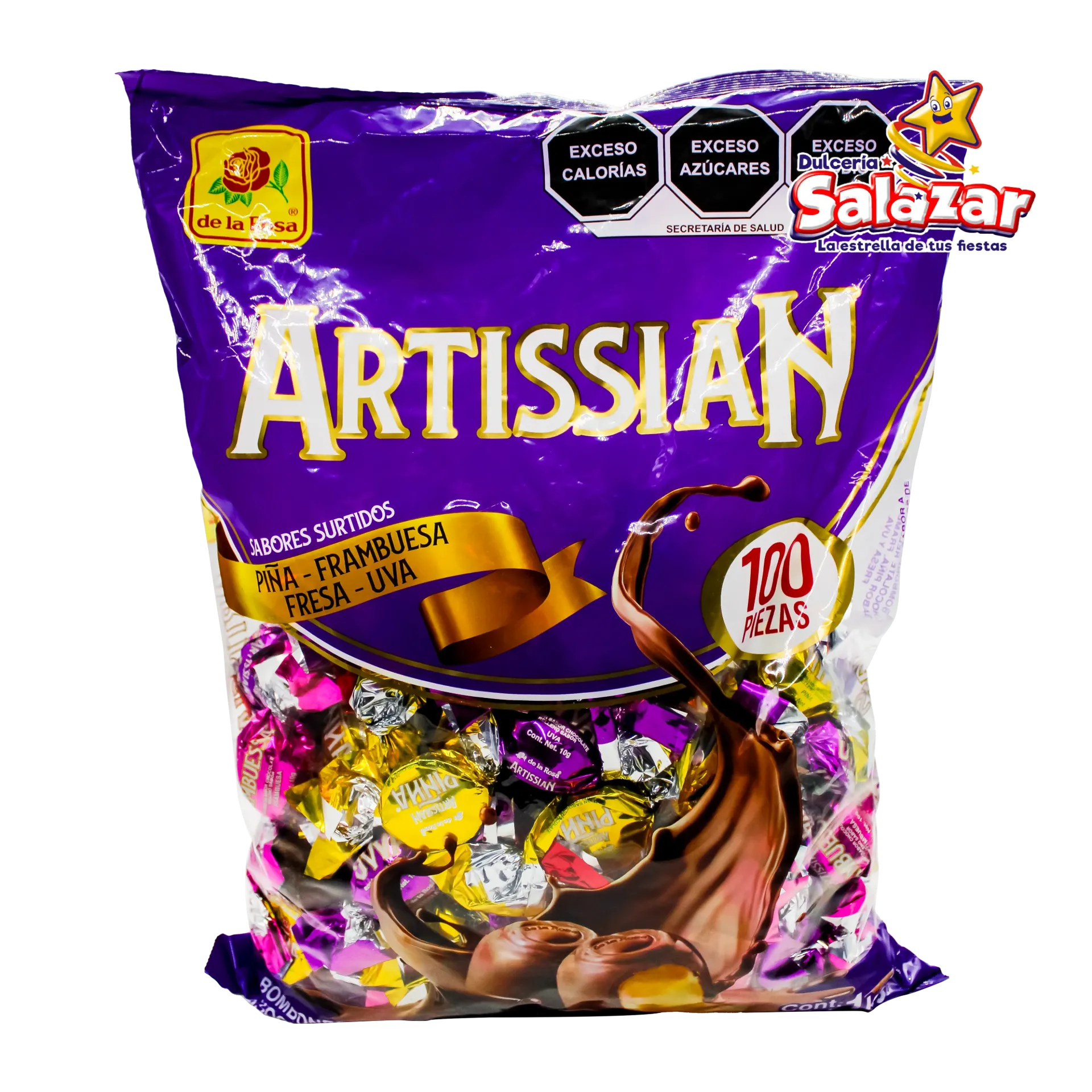 [ROS0580] ARTISSIAN CHOCOLATE RELLENO SURTIDO DLR -B.1KG- "C/10/100"