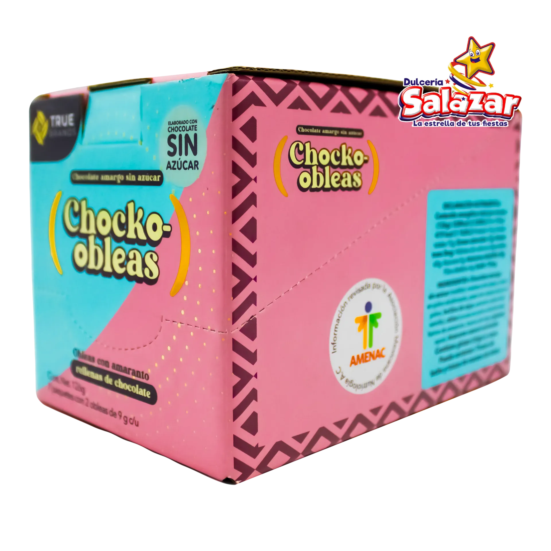 CHOCKO OBLEA CHOCOLATE SUGAR FREE -D.126GR- "C/10/7"