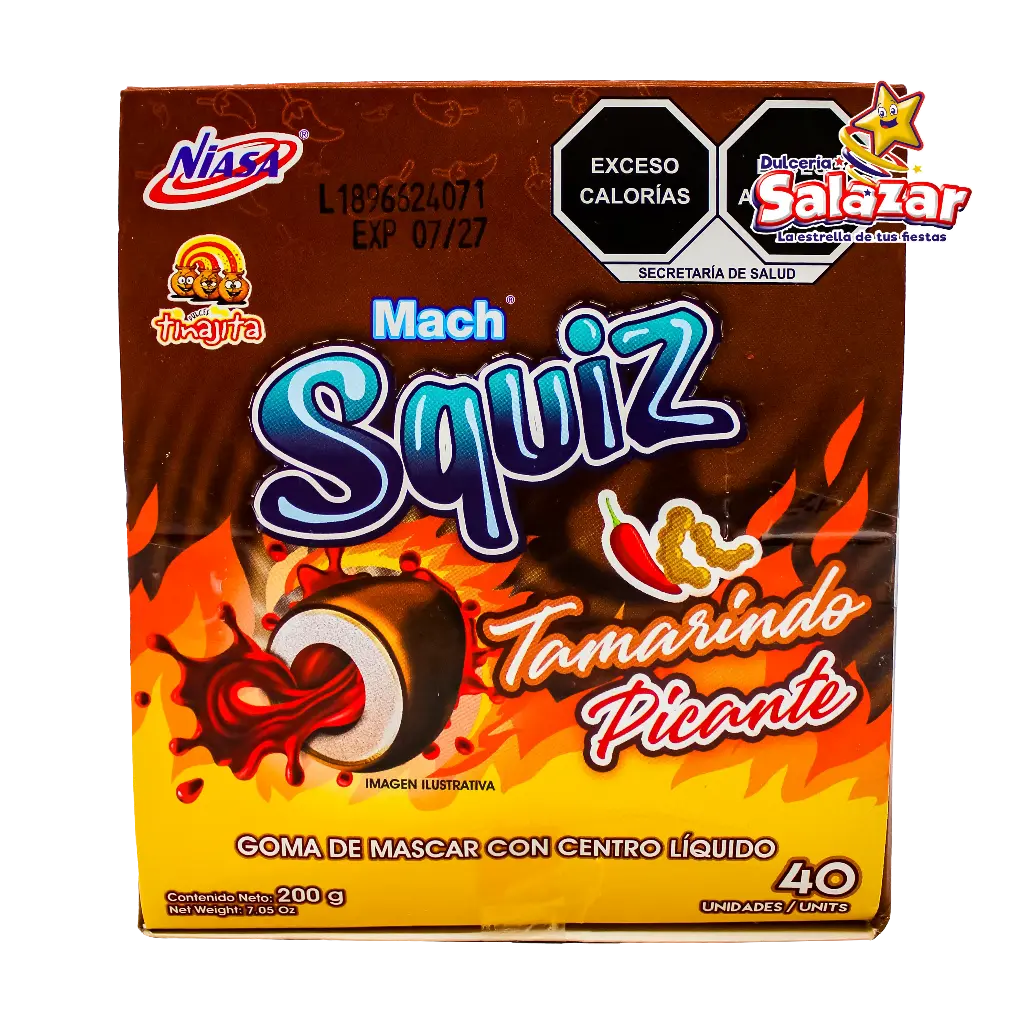 [TIN0483] SQUIZ TAMARINDO PICANTE TINAJITA -D.200GR- "C/16/40"