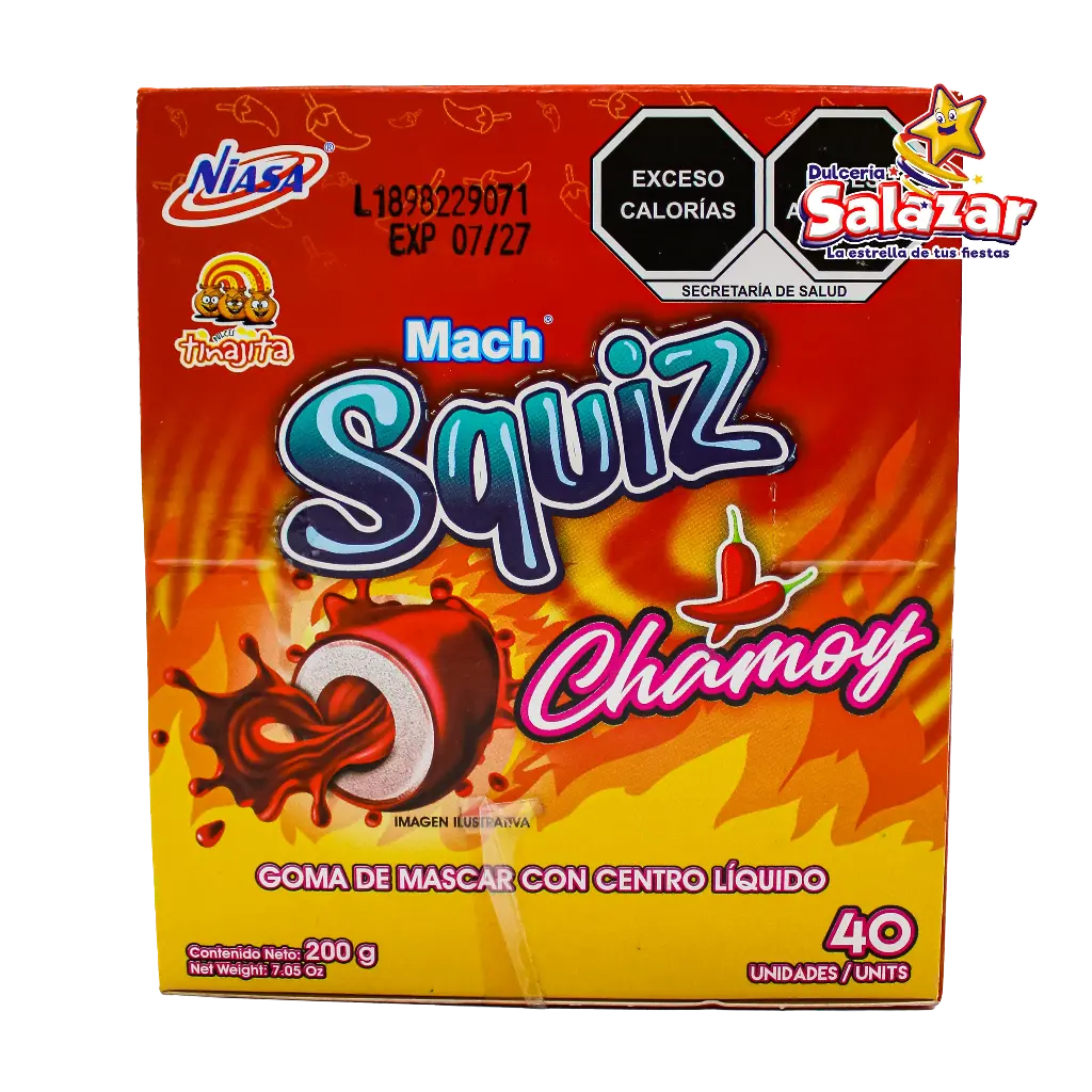 [TIN0484] SQUIZ CHAMOY PICANTE TINAJITA -D.200GR- "C/16/40"
