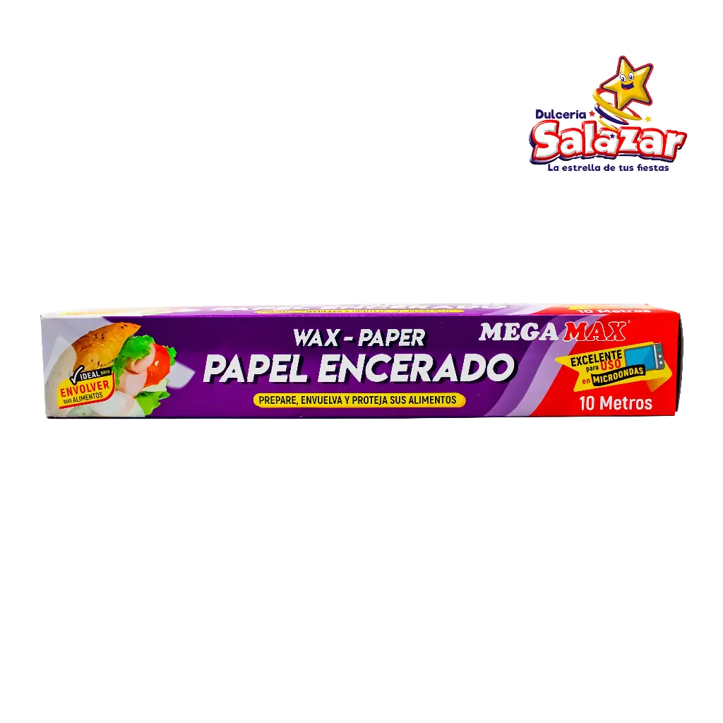 PAPEL ENCERADO MEGA MAX 10MTS "C/12/1"