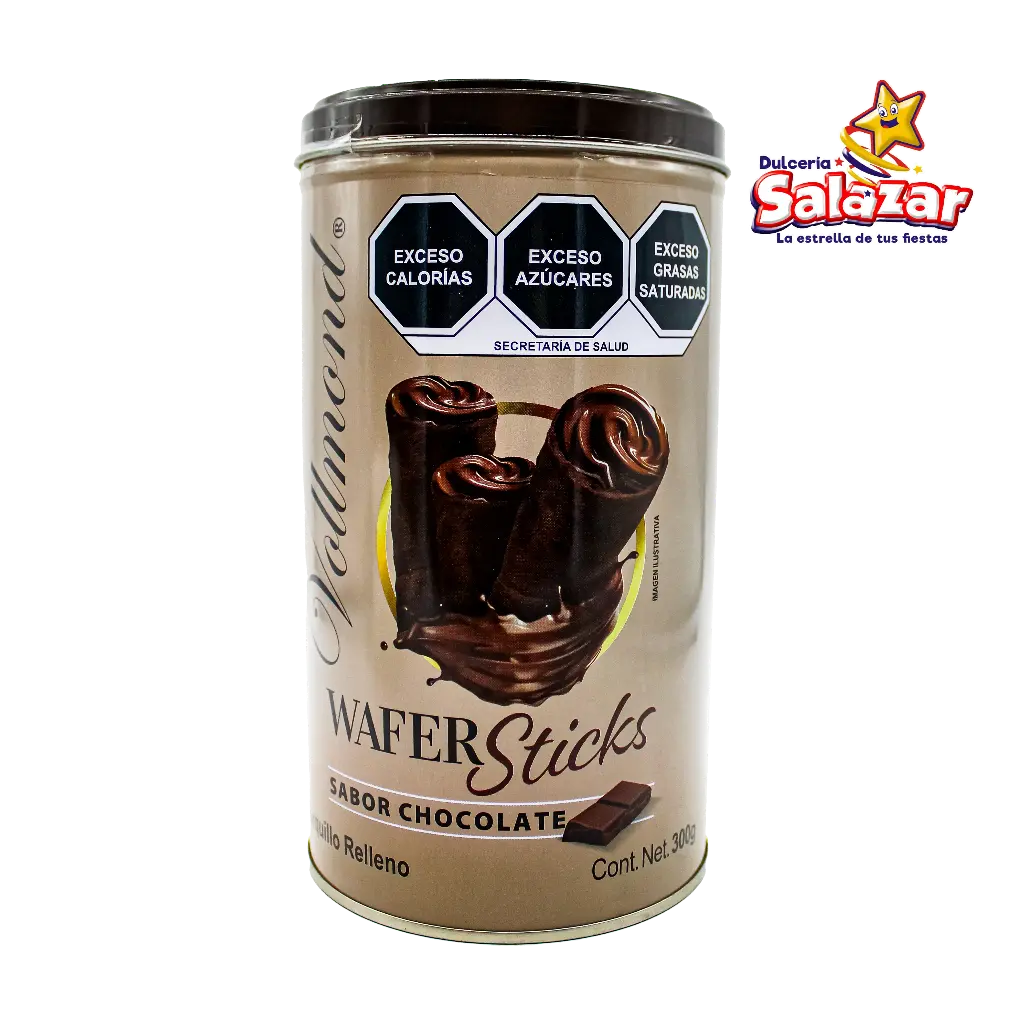 WAFER VOLLMOND CHOCOLATE KALU -L.300GR- "C/12/1