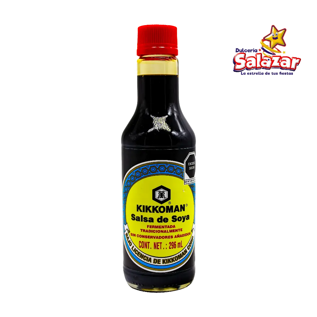 SALSA DE SOYA KIKOMAN 296ML "C/12/1"