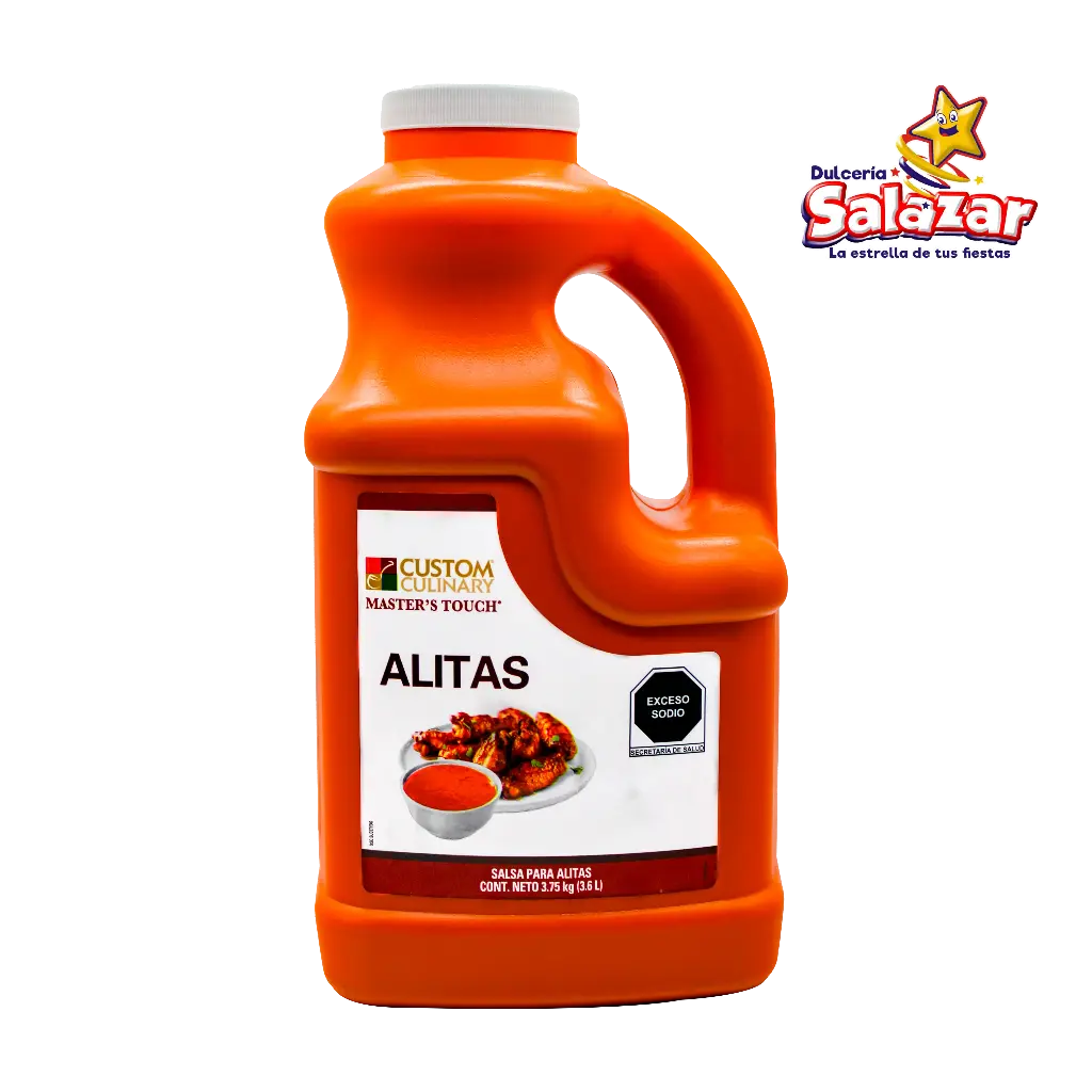 SALSA ALITAS ZAFRAN 3.4KG CUSTOM CULINARY"C/4/3.75"