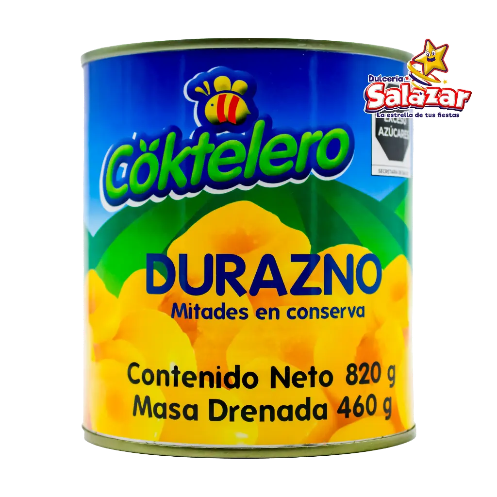 [INT0031] DURAZNOS MITADES COKTELERO B.820GR "C/12/1"