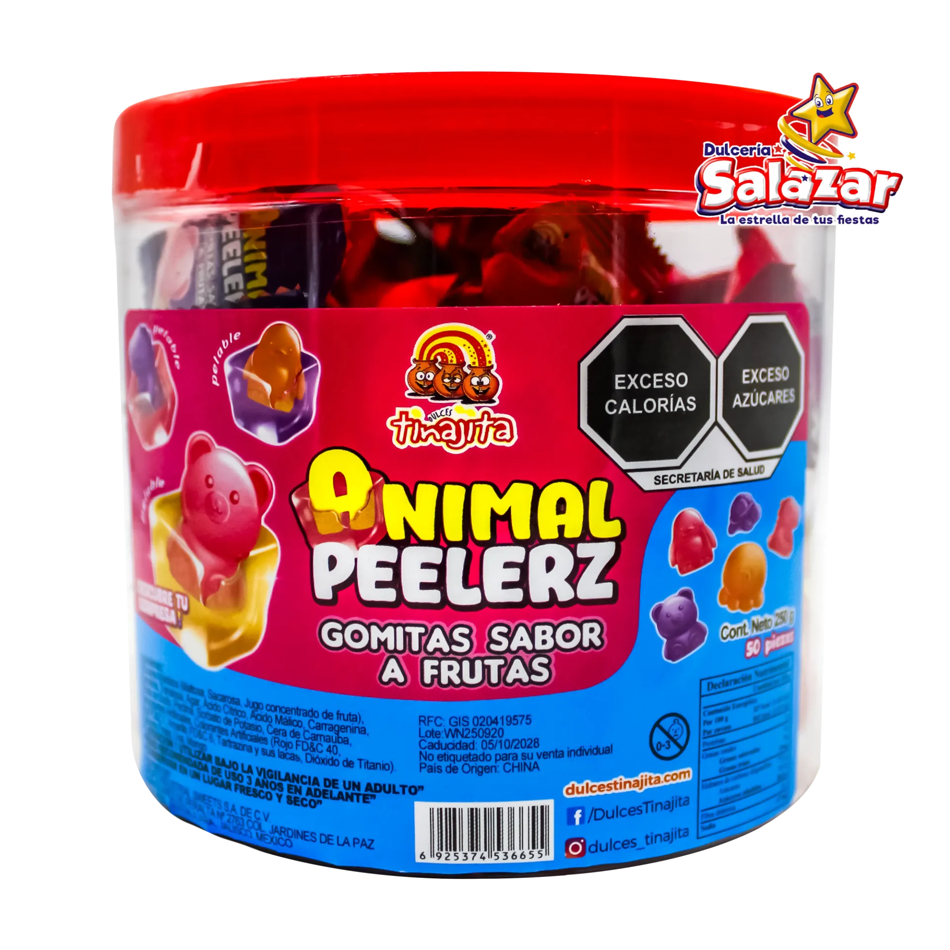 ANIMAL PEELERZ TINAJITA "C/12/50"