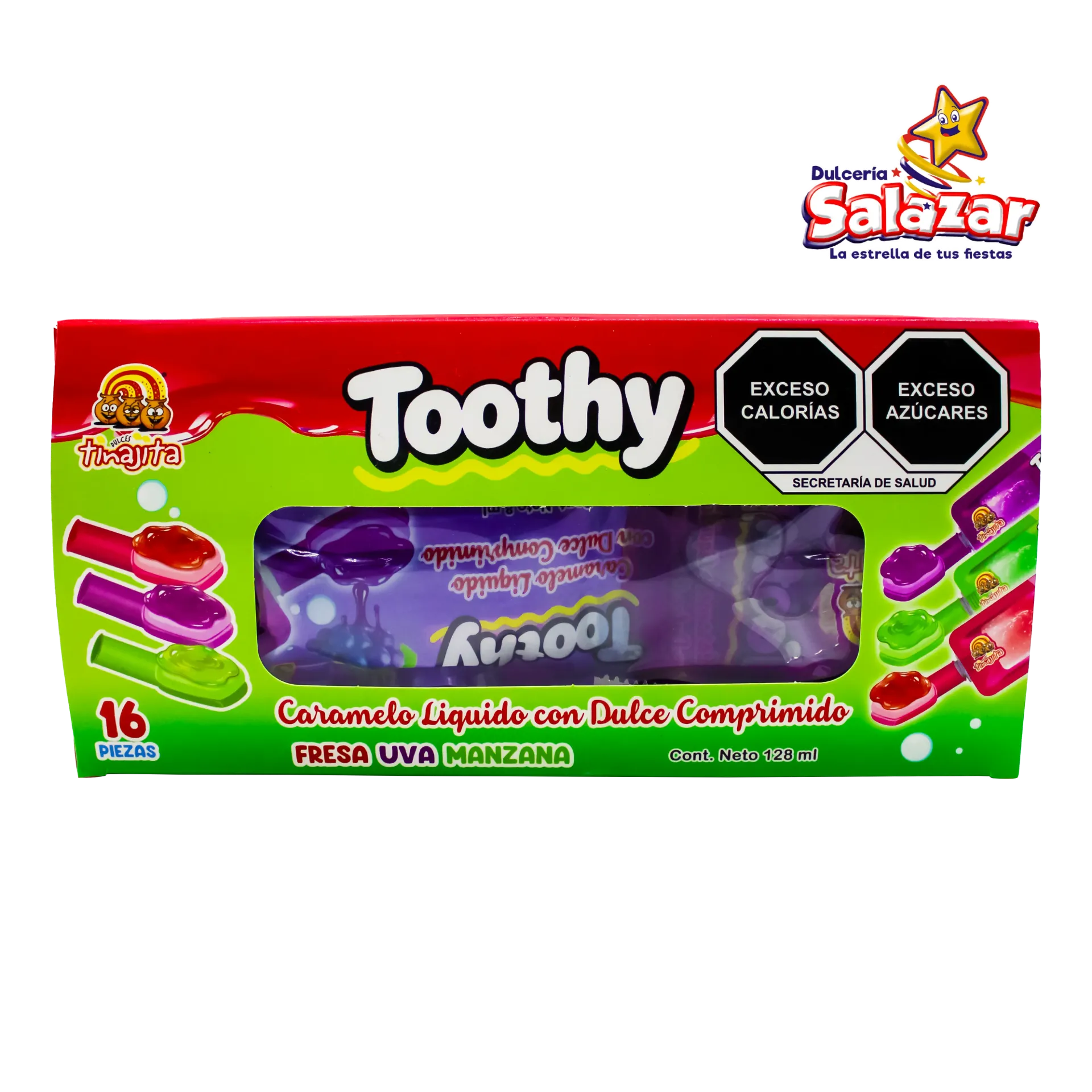 TOOTHY CARAMELO LIQUIDO TINAJITA "C/30/16"