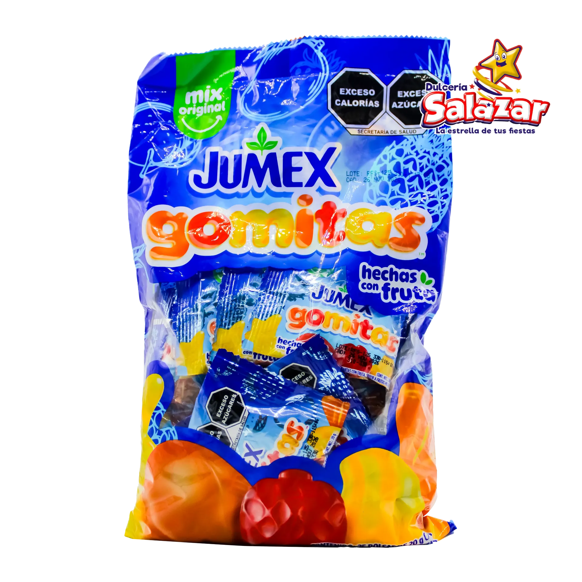 [JUM0023] GOMITAS JUMEX MIX FRUTAS -B.500GR- "C/4/1"