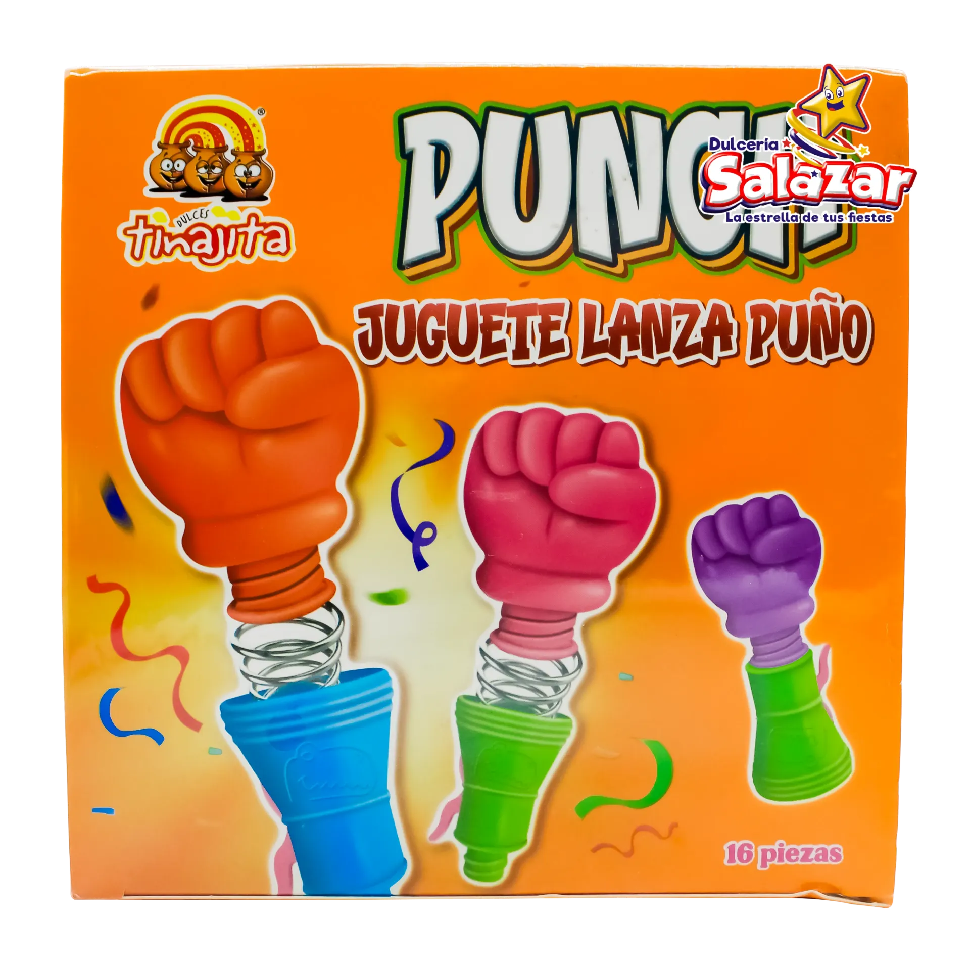 [TIN0509] JUGUETE PUNCH LANZA PUÑO TINAJITA "C/30/16"
