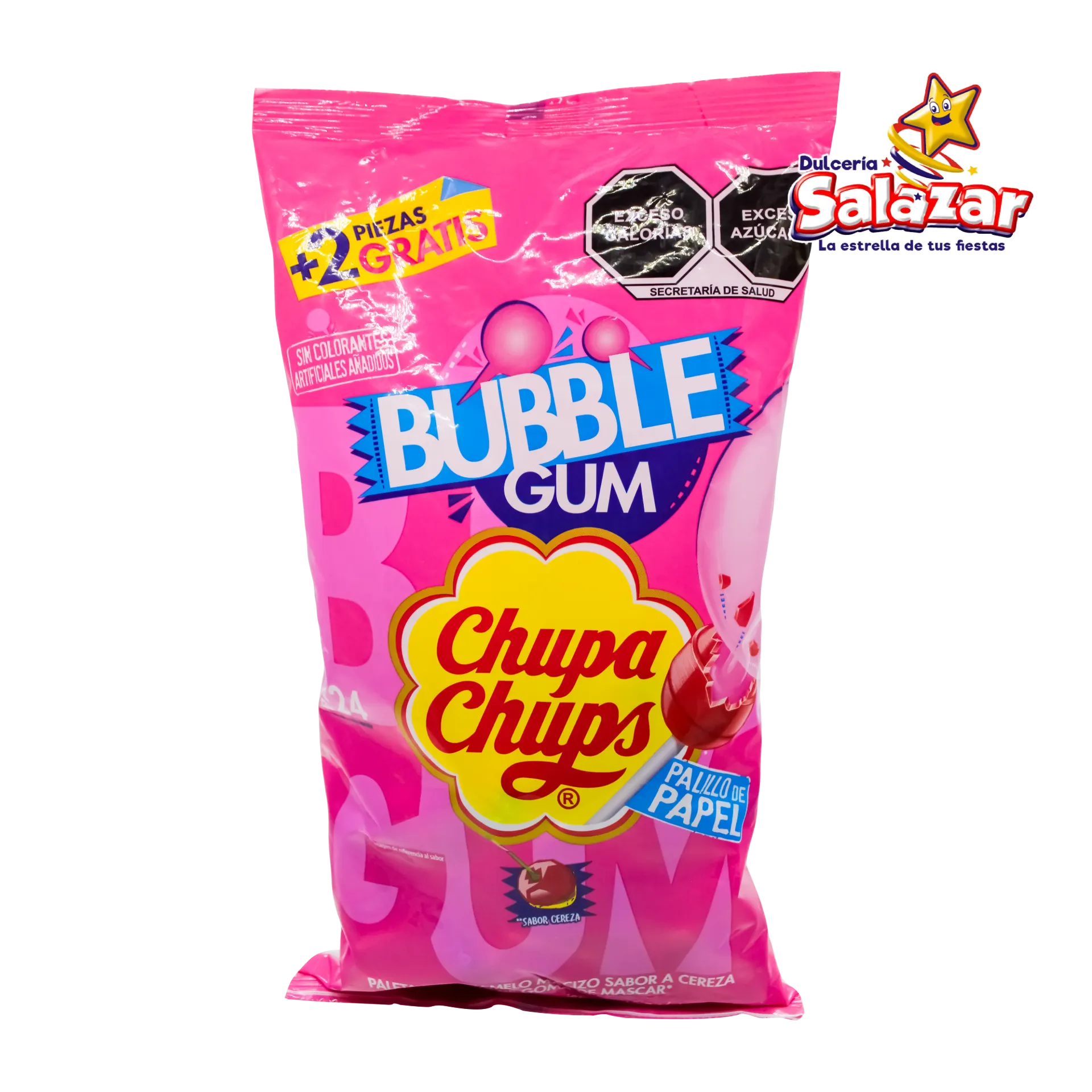 [CHU0072] PALETA BUBBLE GUM CHUPA CHUPS -B.- "C/18/24+2"