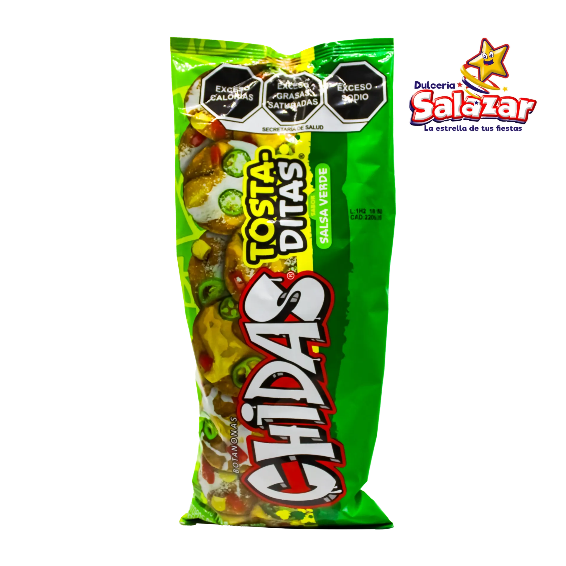 BOTANONAS CHIDAS TOSTADITAS SALSA VERDE GONAC -B.110GR- "C/30/1"