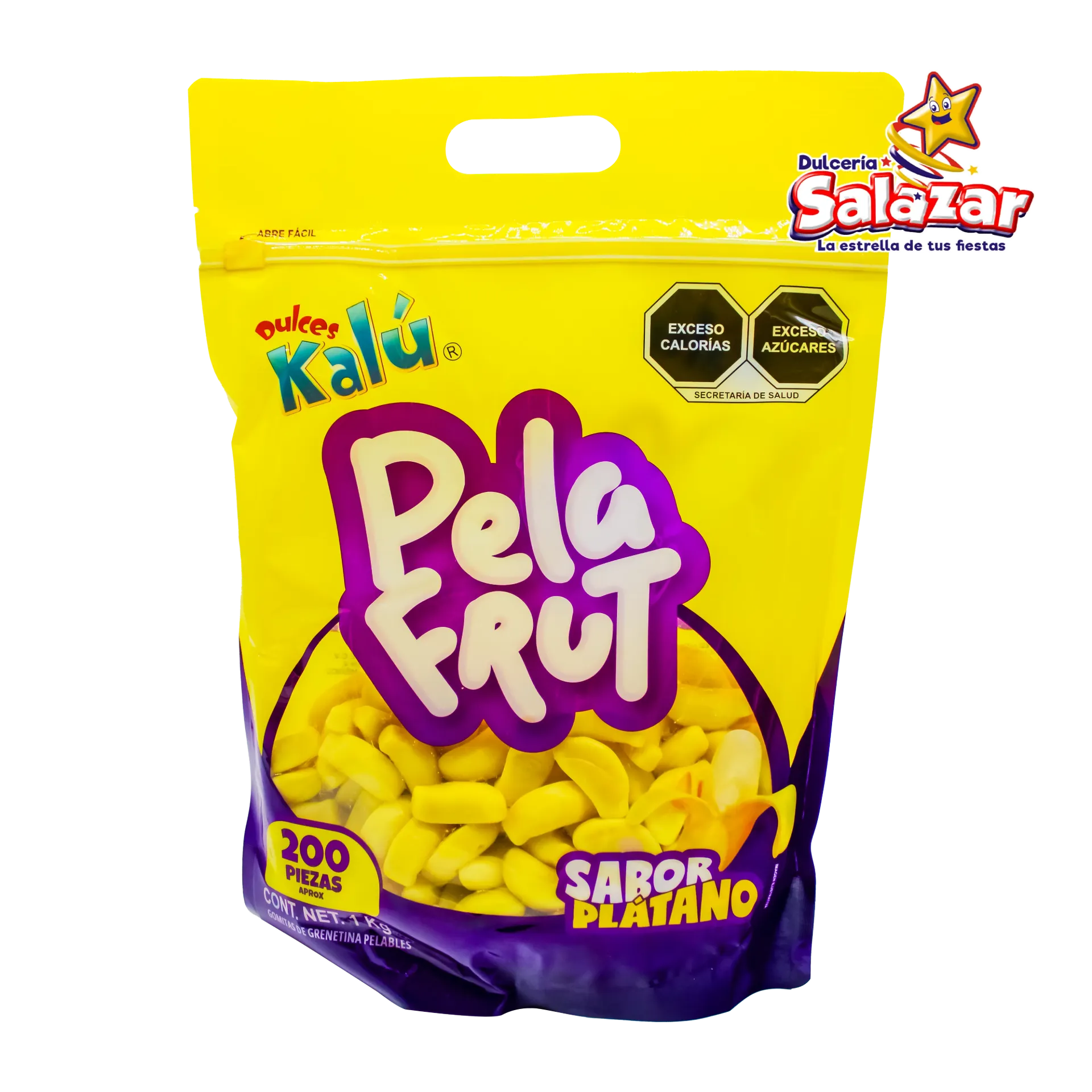 [CHI0146] GOMITA PELAFRUT PLATANO KALU -B.1KG- "C/10/1"
