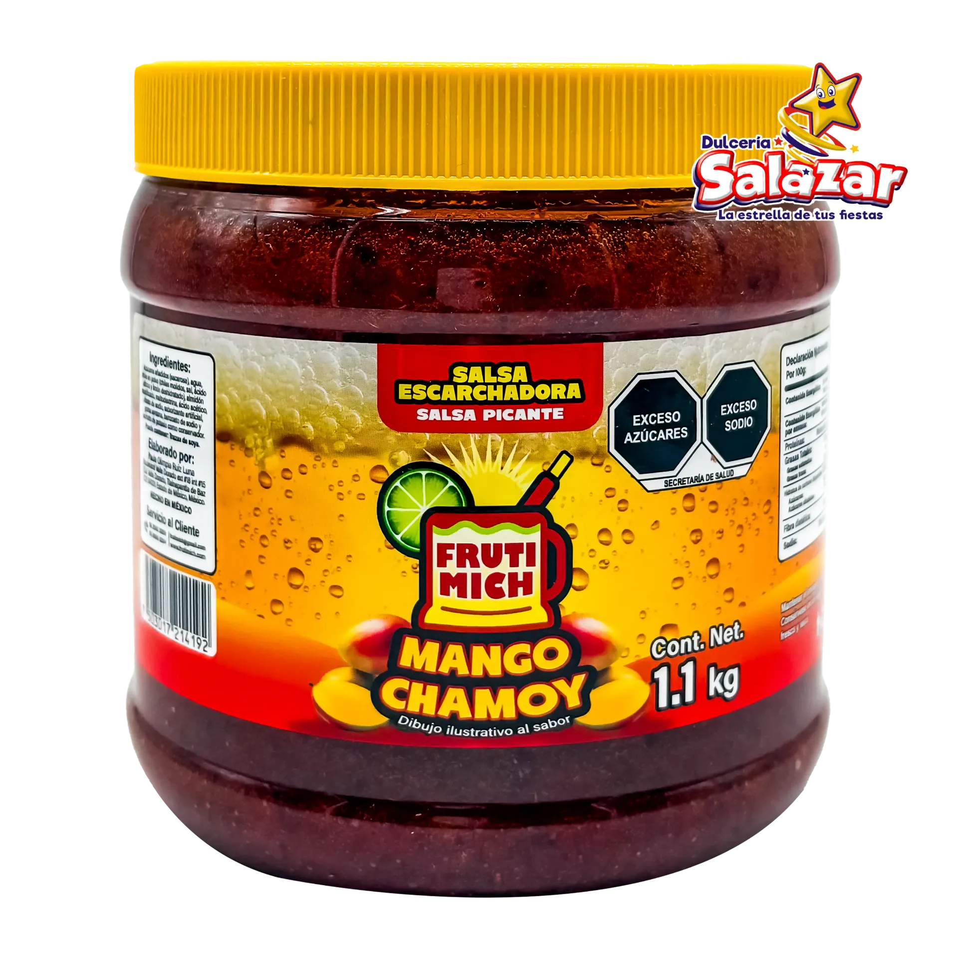 SALSAMIX MORA CHAMOY FRUTI MICH -V.1.1KG-  "C/12/1"