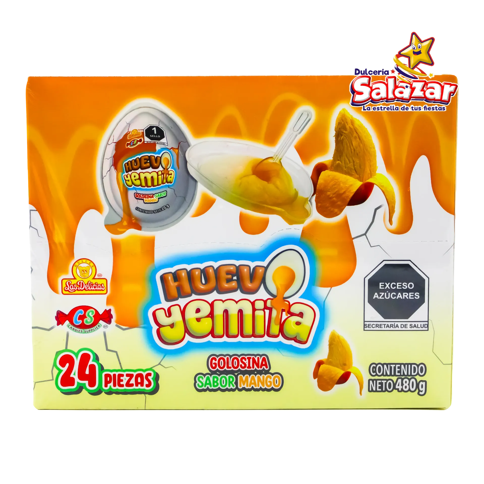 HUEVO YEMITA LAS DELICIAS -D.480GR- "C/18/24"