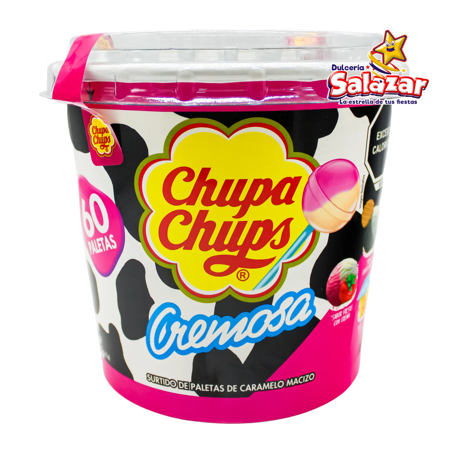 PALETA CHUPA CHUPS CREMOSA TUBO -V.720GR- "C/6/60"
